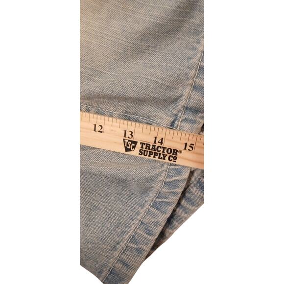 Vintage 90s Southpole Premium Baggy Jean Shorts Mens 34 Relaxed Fit Light Wash - Picture 9 of 12